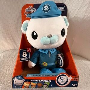 Octonauts Above & Beyond Talking Soft Plush Captain Barnacles Ages 3+ New Toy